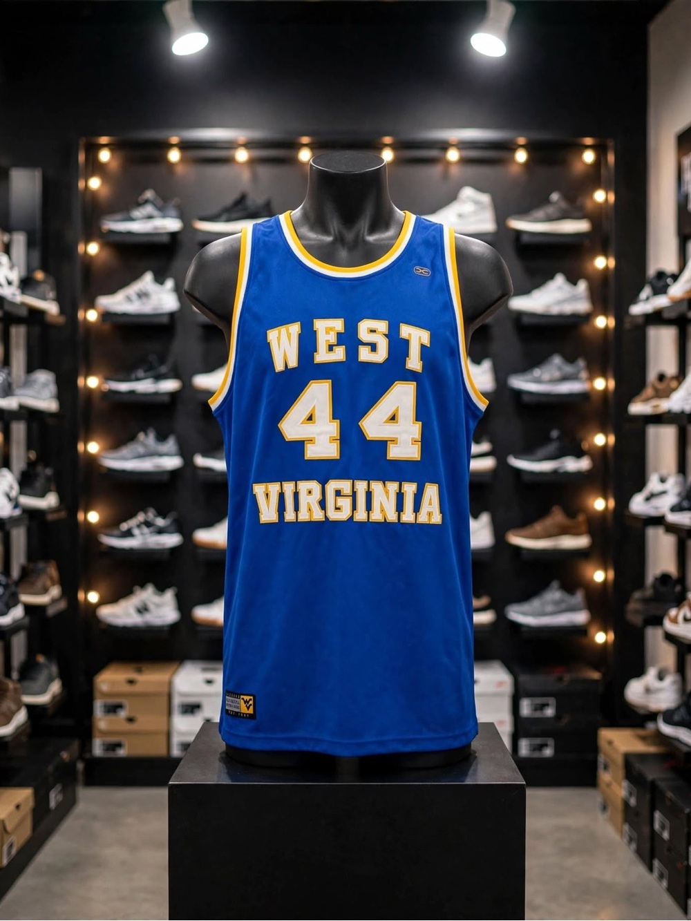 Hardwood Legends Jerry West #44 West Virginia Mountaineers